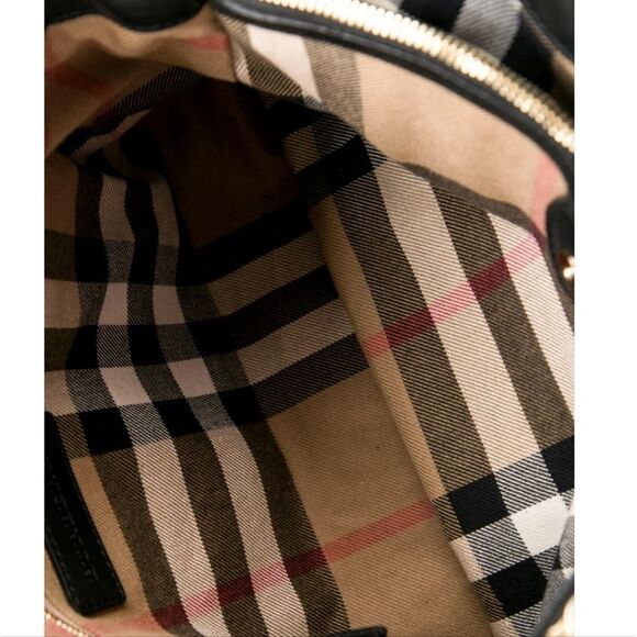 Burberry Black Leather Tote Bag - Picture 4 of 6